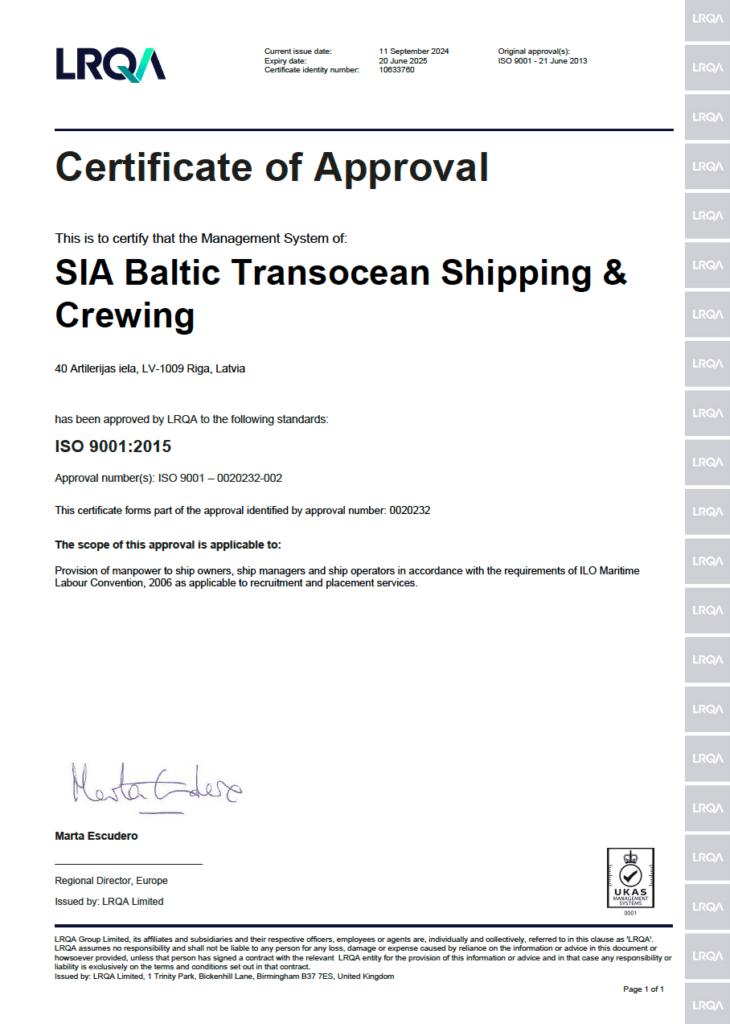 Certificate Of Approval 11.09.2024